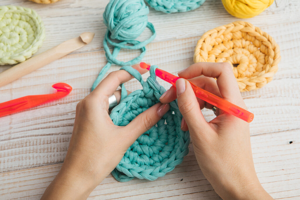crocheting